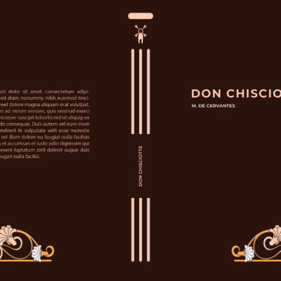 Un impianto in stile liberty fa da cornice a colori che richiamano la terra e lettering