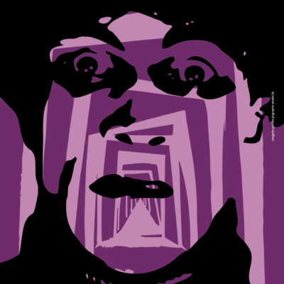 Vettoriale nero con fondo colorato