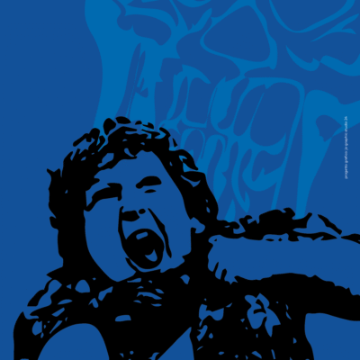 Vettoriali su fondo colorato, lettering