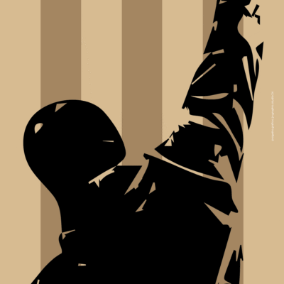 Vettoriali su fondo colorato e lettering