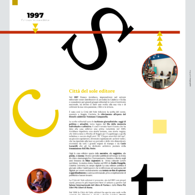 Impianto grafico fra geometrie e colori