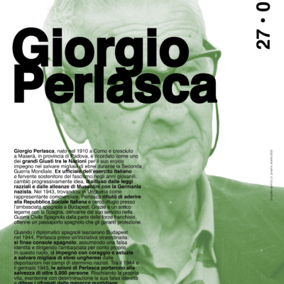 La foto di Giorgio Perlasca e la sua biografia.
