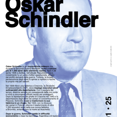 La foto di Oskar Schindler e la sua biografia.