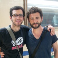 Giovanni Dardano insieme all'attore Vinicio Marchioni